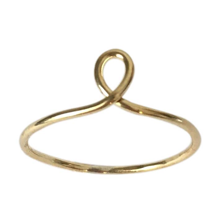 Swirl Håndlavede Messing Ring for engroshandel hos Butter Brass by Vittrock