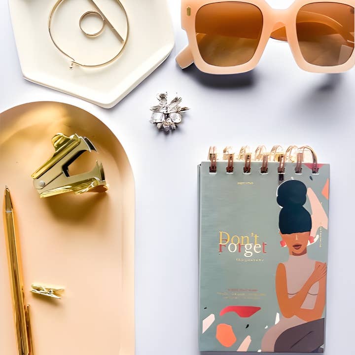 Paper Rehab - Wholesale Notepad - Don't Forget The Journey - Gold Foil Notepads