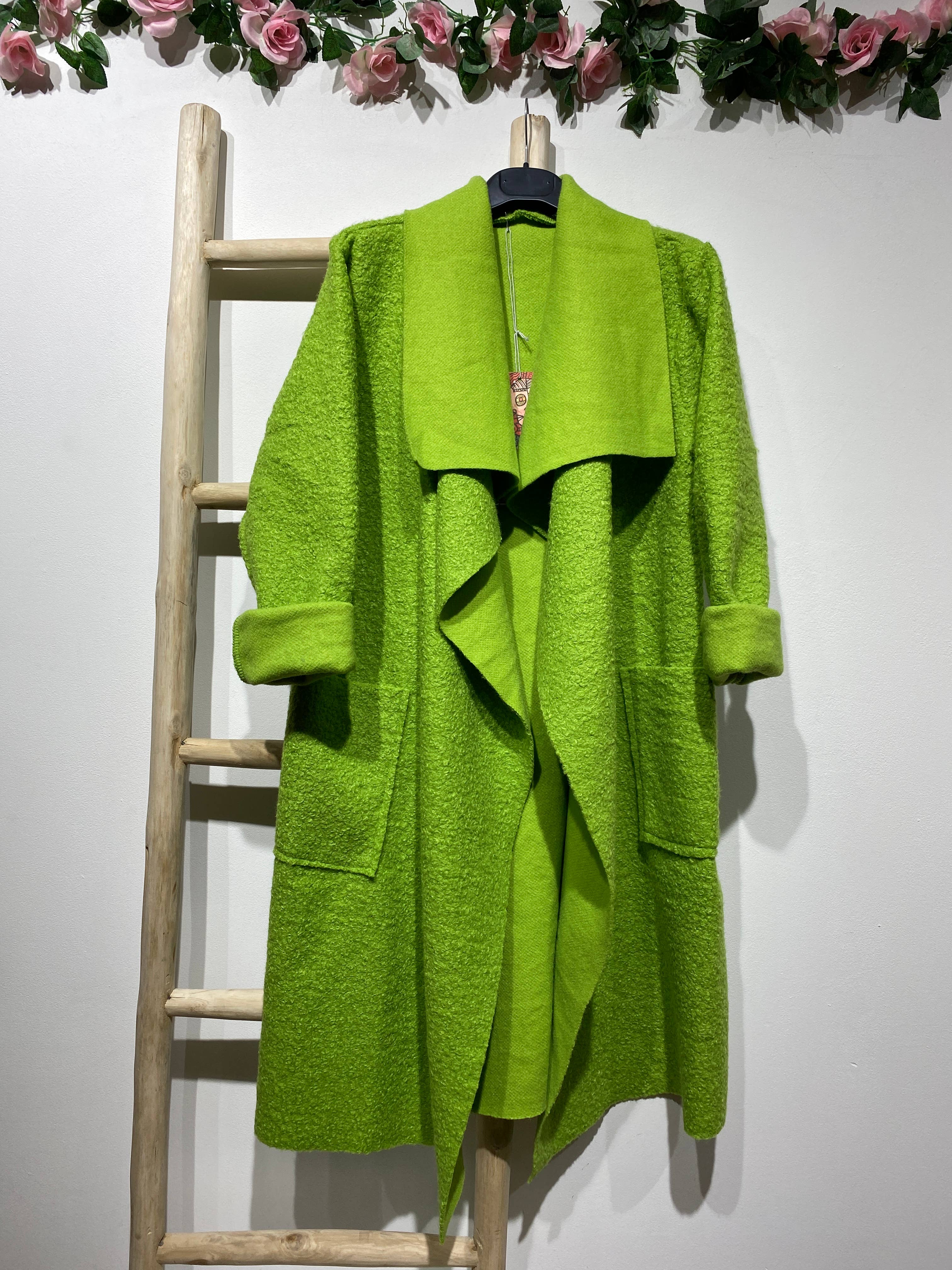 LINEN & COTTON HOUSE - Vente Manteau – femme - VESTE BOUCLETTE MATIERE RESPONSABLE + SIZE  35122 27