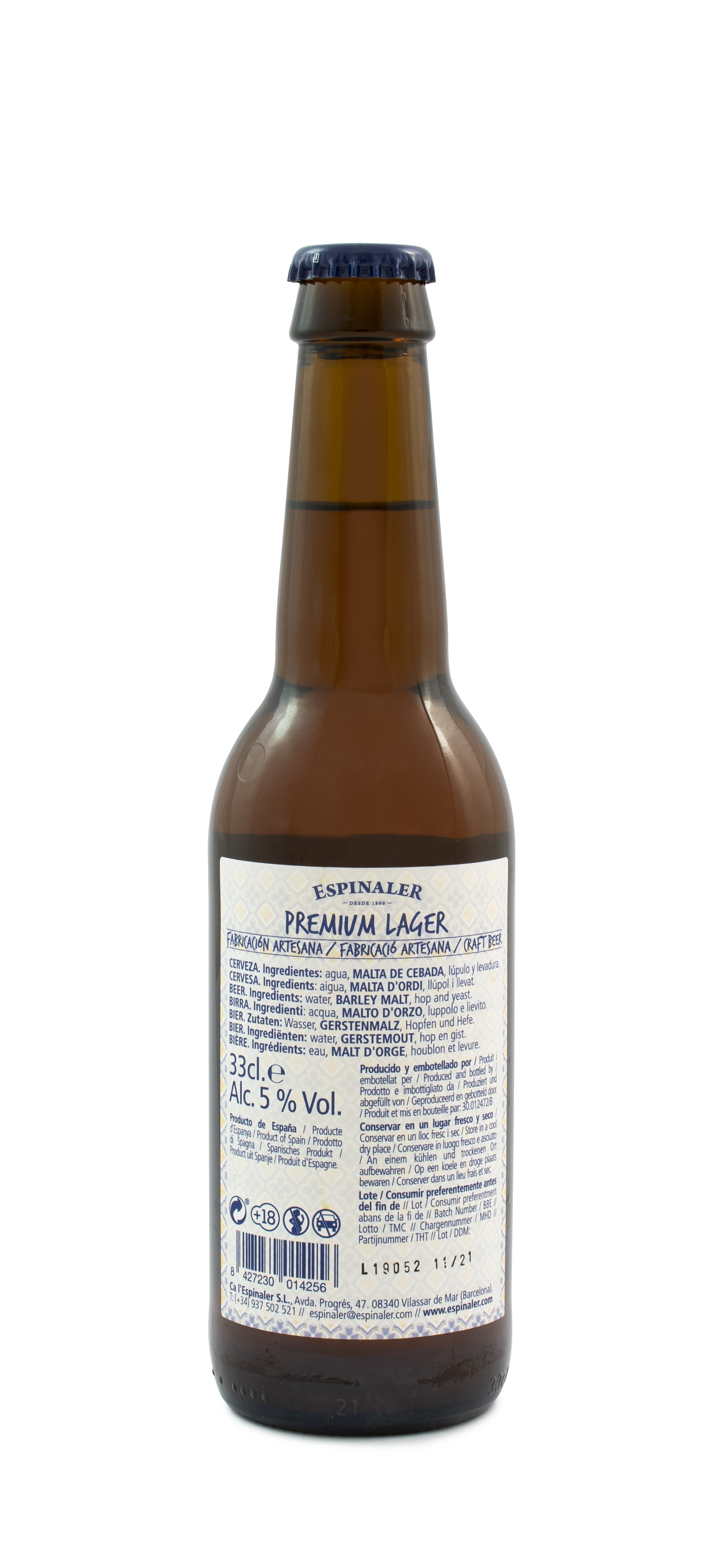 ESPINALER 1896 S.L - Wholesale Beer - ESPINALER Taberna Beer1