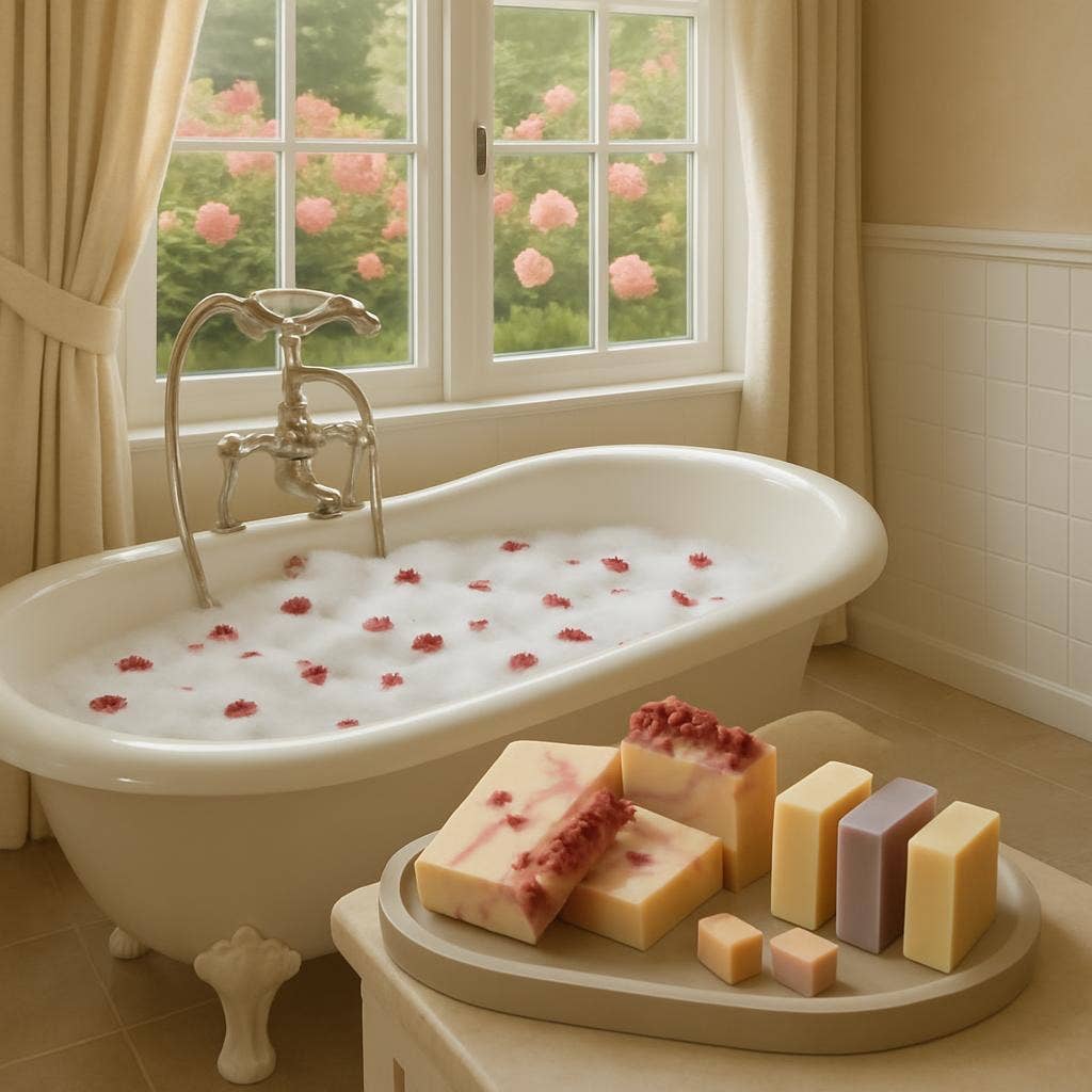 Priscila Leen Arts at Florida Soap Candle - Wholesale Bar Soap - Rose Petals Soap/Bath, flower, local, bar soap, gentle soap 2