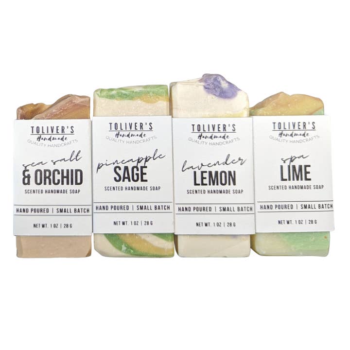 Toliver's Handmade - Wholesale Bar Soap - Hotel, Bed & Breakfast, Resort Guest Soaps - Case of 120