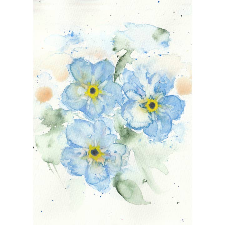 Maart Art - Wholesale Art Print - Embracing Memories: The Beauty of Forget-Me-Nots