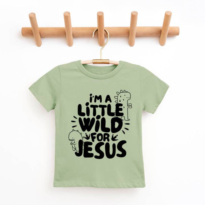 Tea Shirt Shoppe - Wholesale Screen Printed T-Shirt - Kids - I'm A Little Wild For Jesus Youth & Toddler Tee