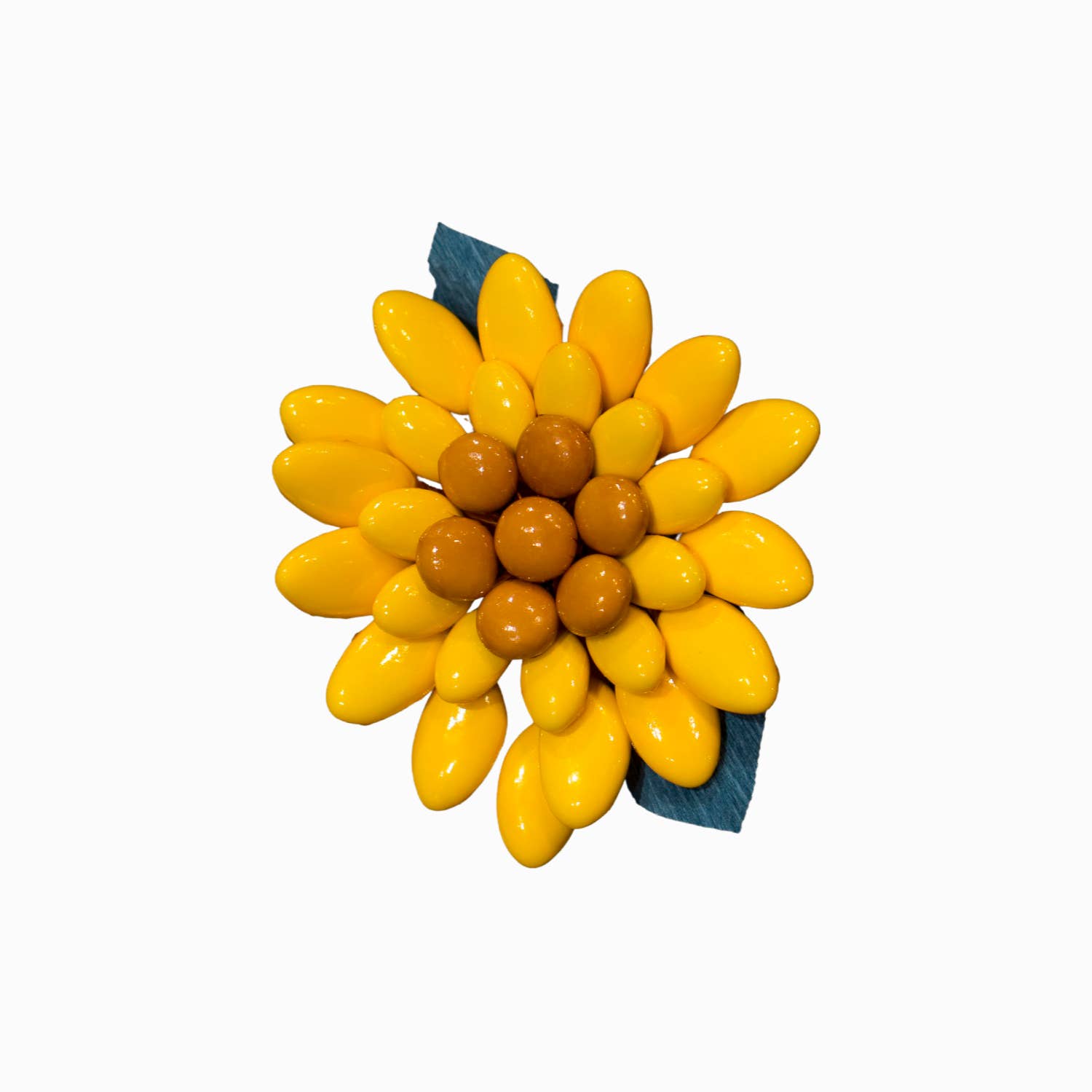 Fleurs-Thés en chocolat - Venta al por mayor Dulces con chocolate - Girasol grande en caramelo de chocolate