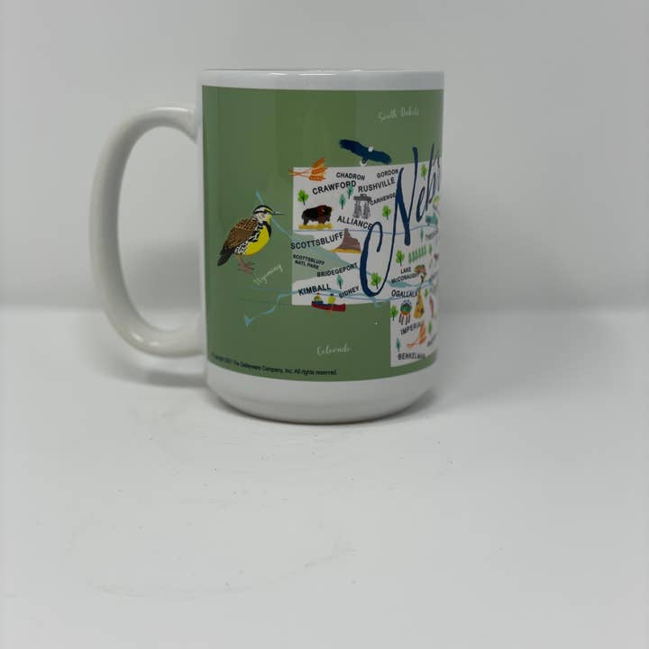 Galleyware - Wholesale Coffee Mug - Nebraska 15-oz. Ceramic Mug