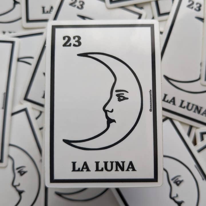 La Luna the moon loteria inspired for wholesale by Amano Seattle