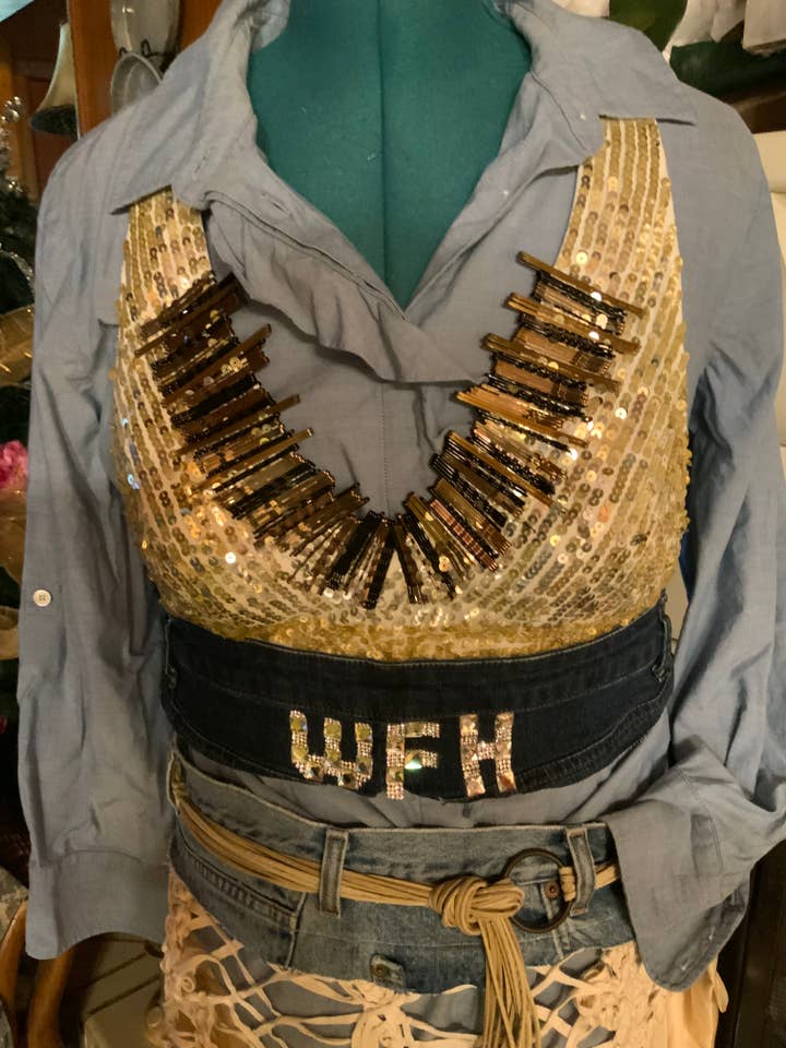 Sequin Wedding Top/Corset for wholesale by Wild Flower Heart