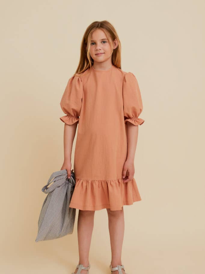ROBE COURTE EN COTON LAVÉ pour la vente par OXOX CLUB