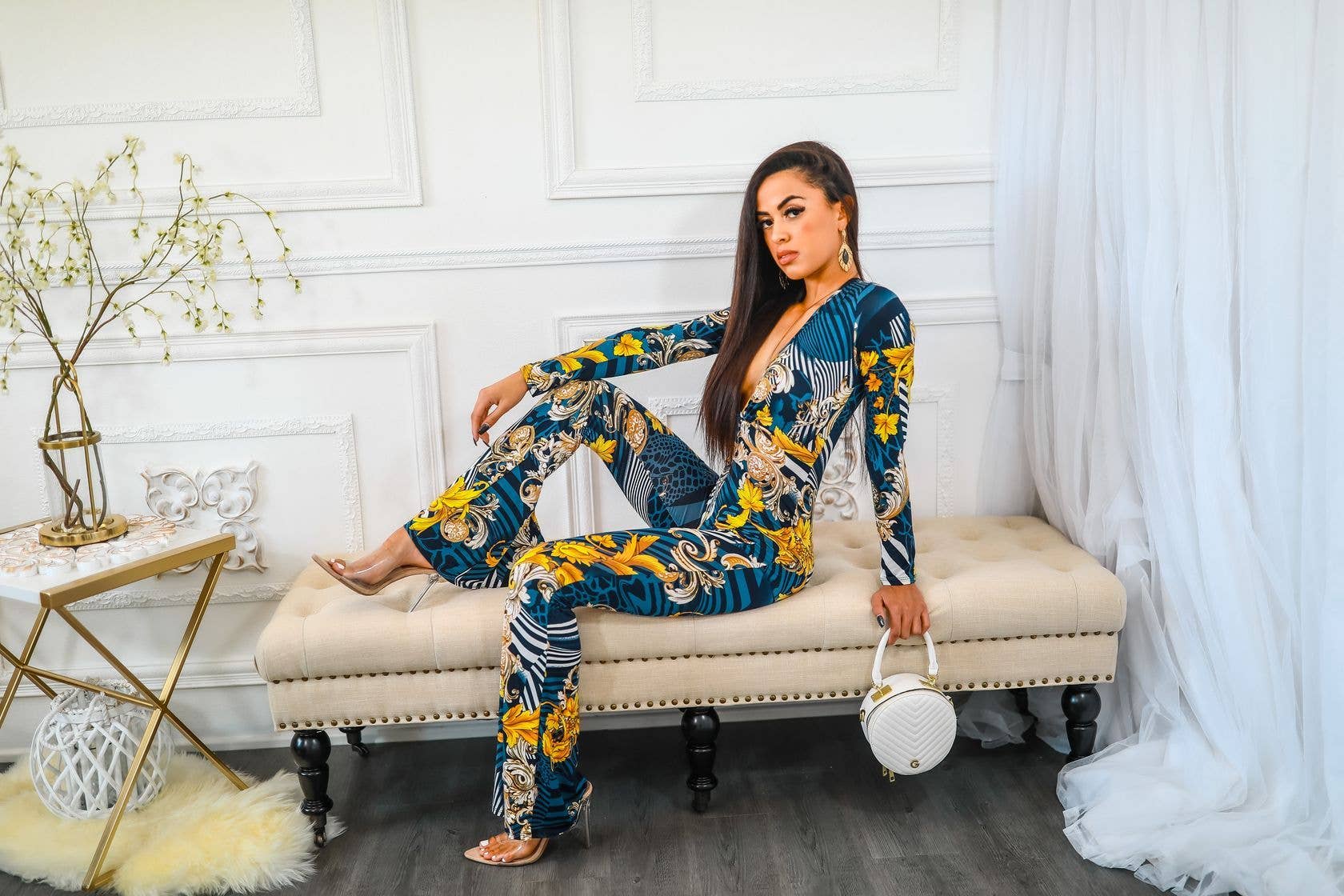 SurelyMine - Wholesale Jumpsuit - Dames - Rijke en klaar diepe jumpsuit met V-hals6