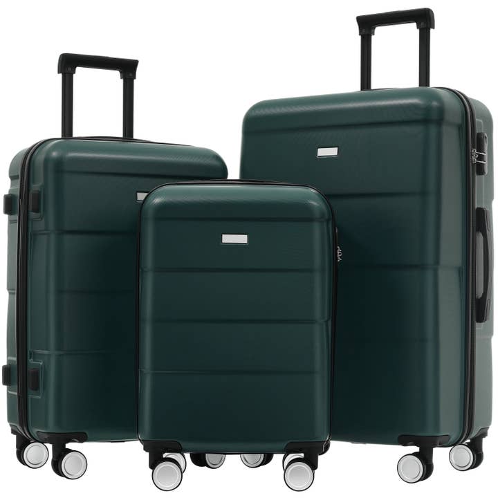 Hardshell 3-Piece Luggage Set With Spinner Wheels And Lock for wholesale by VTNG50