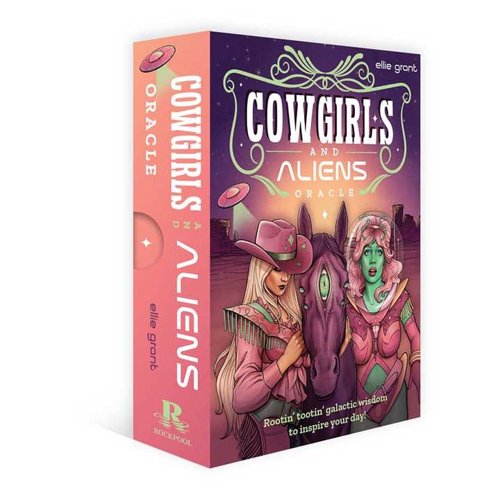 Simon & Schuster - Wholesale Tarot Cards - Cowgirls and Aliens Oracle by Ellie Grant2