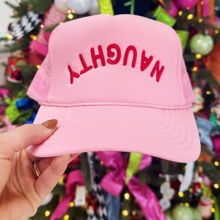 La Fête Goods - Wholesale Trucker hat – Women’s - Naughty Embroidered Trucker Hat0