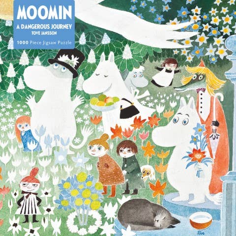 Adult Sustainable Jigsaw Puzzle Moomin: A Dangerous Journey for wholesale by Flame Tree Gift