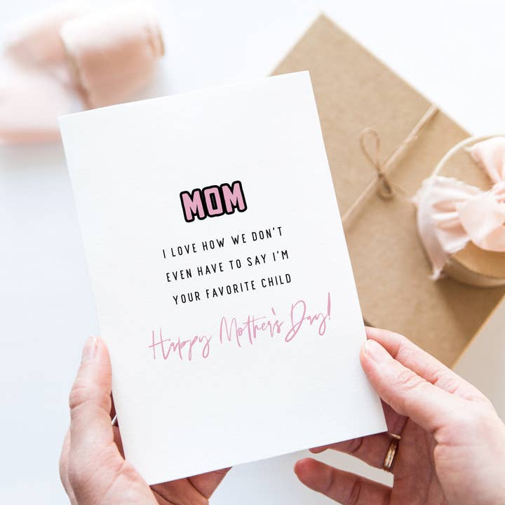 Funny Mother's Day Card For Mom for wholesale by TipsyCards