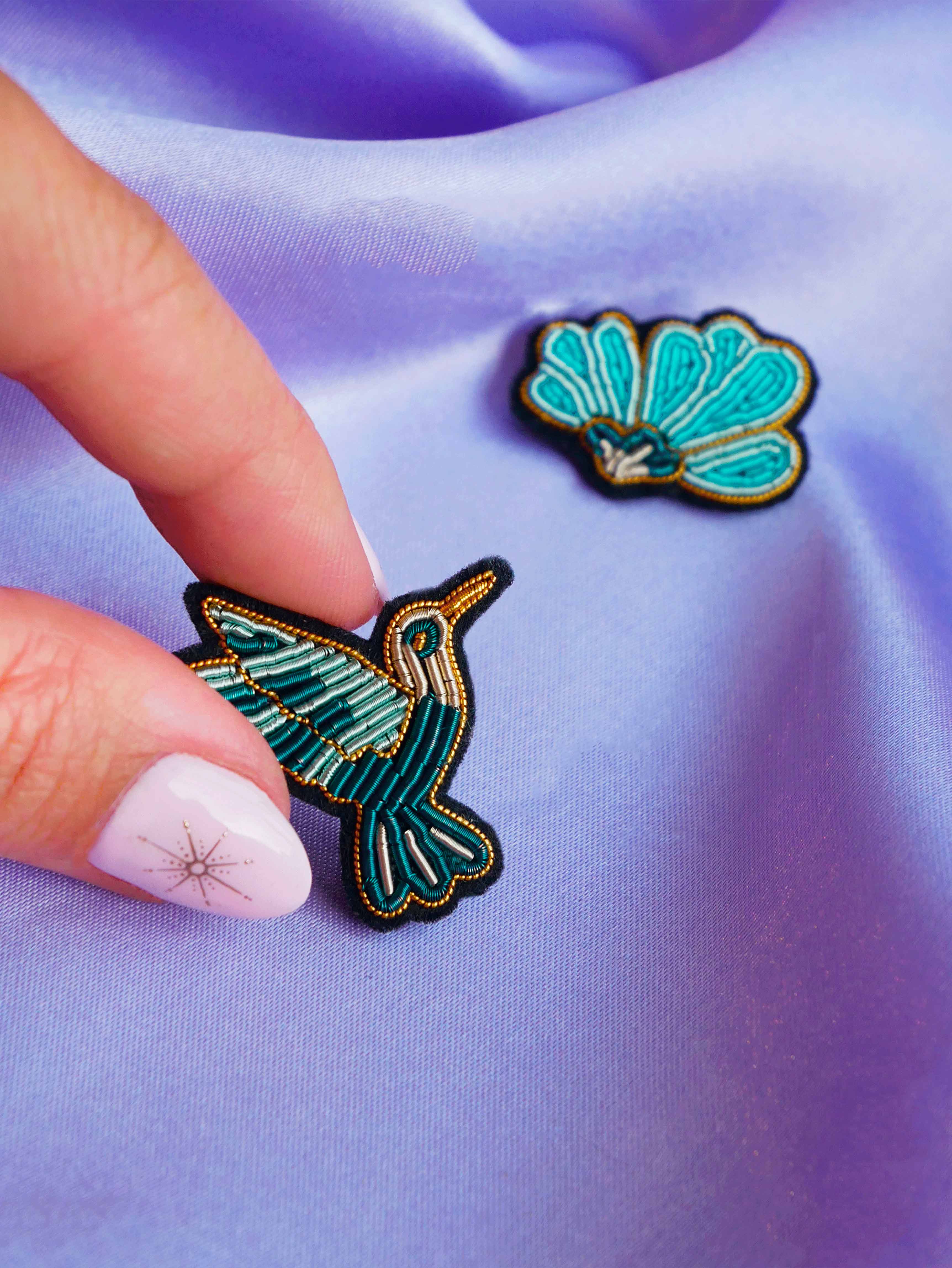 MALICIEUSE - Vente Broches - Broche Colibri mini oiseau1