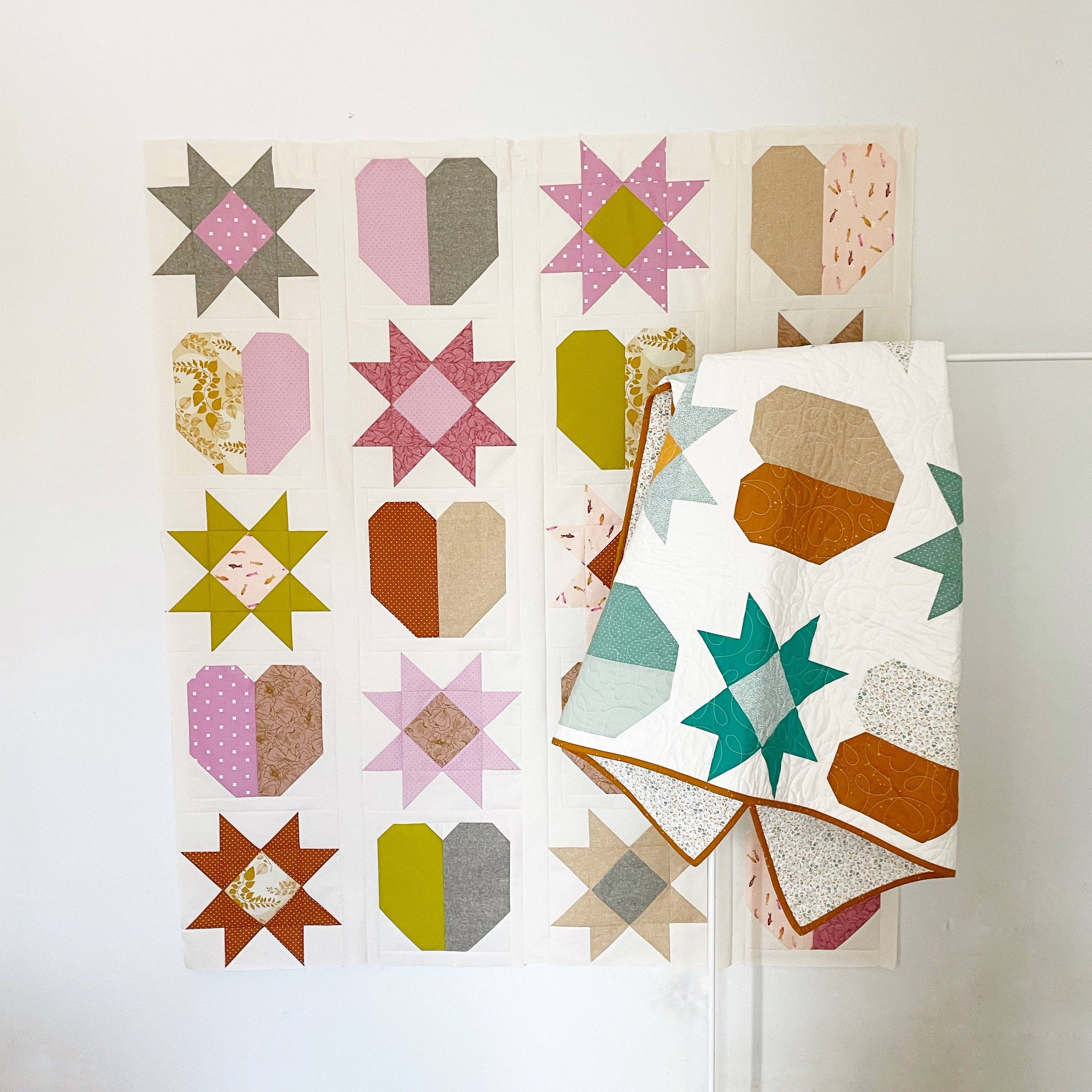 Nollie Bean - Wholesale DIY Craft Kit - Claremont Quilt Pattern (Printed)5