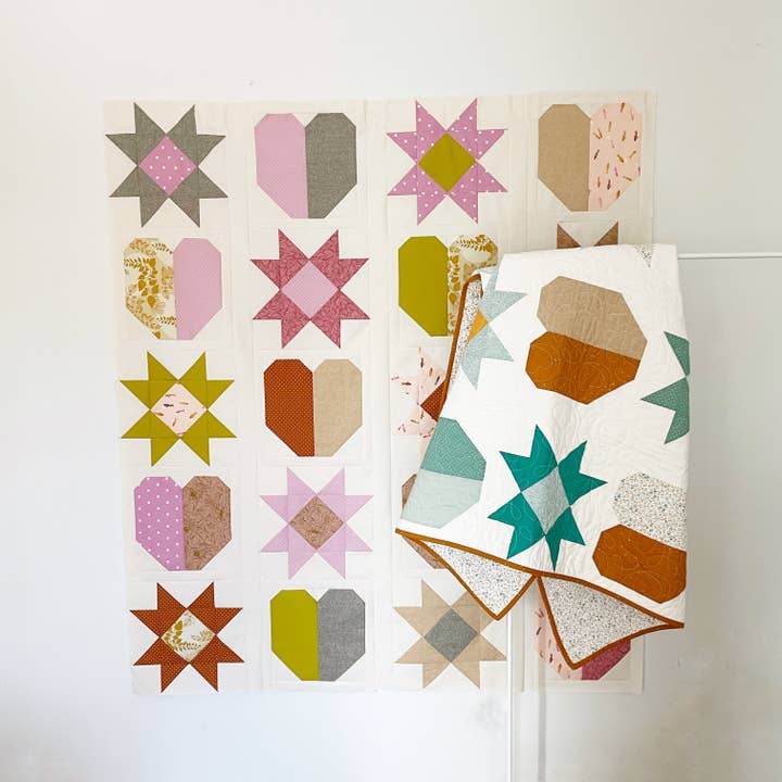 Nollie Bean - Wholesale DIY Craft Kit - Claremont Quilt Pattern (Printed)5