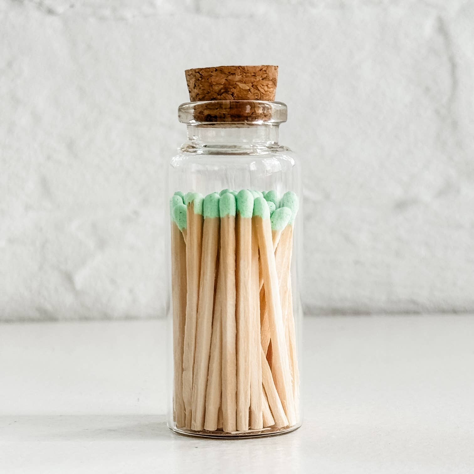 Moonlight Makers – wholesale Matches – Fancy Safety Matches Glass Vial - 8 Colors - 40 matches MV407