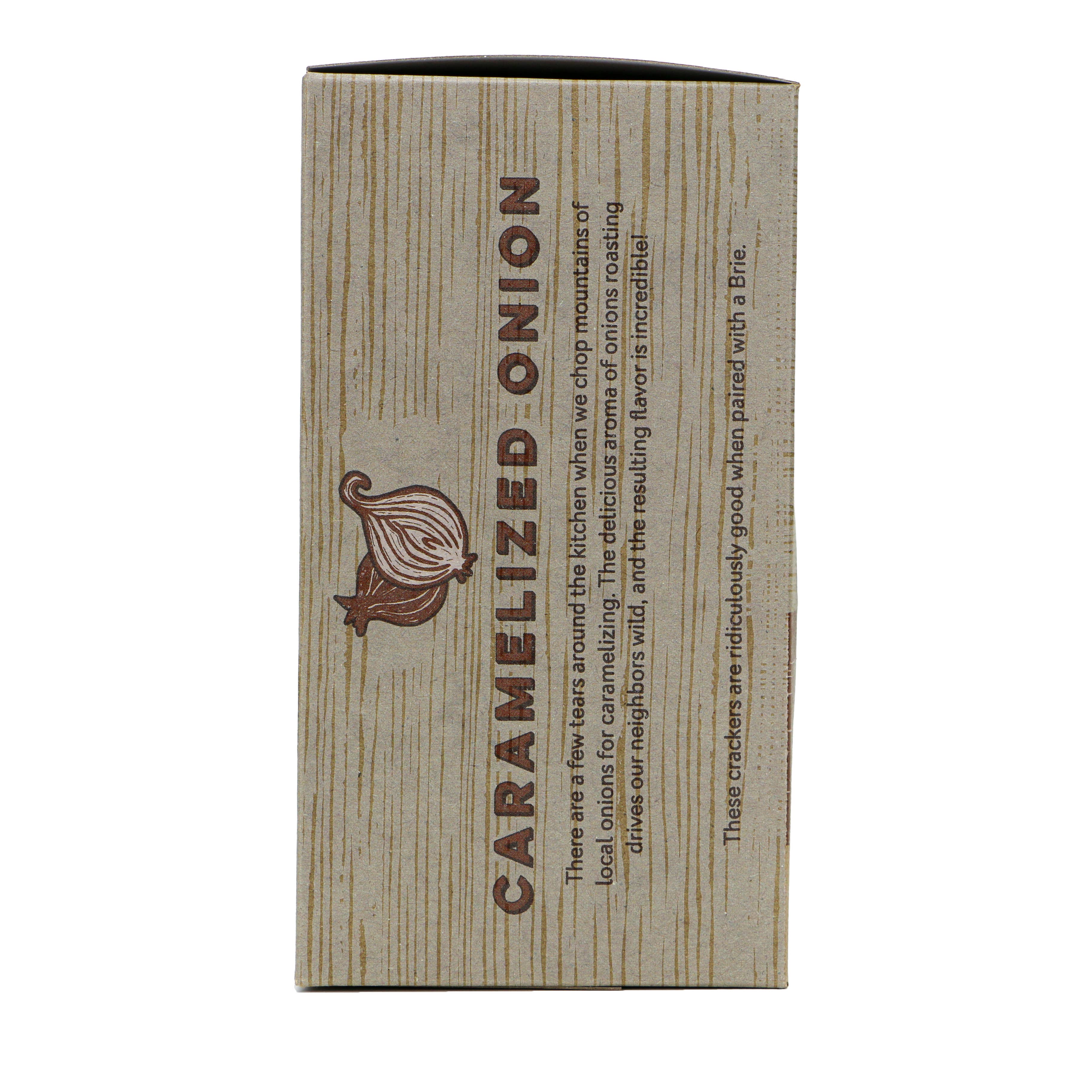 Potter’s Crackers - Wholesale Crackers - Potter's Crackers Organic Caramelized Onion Crackers - 5 oz2