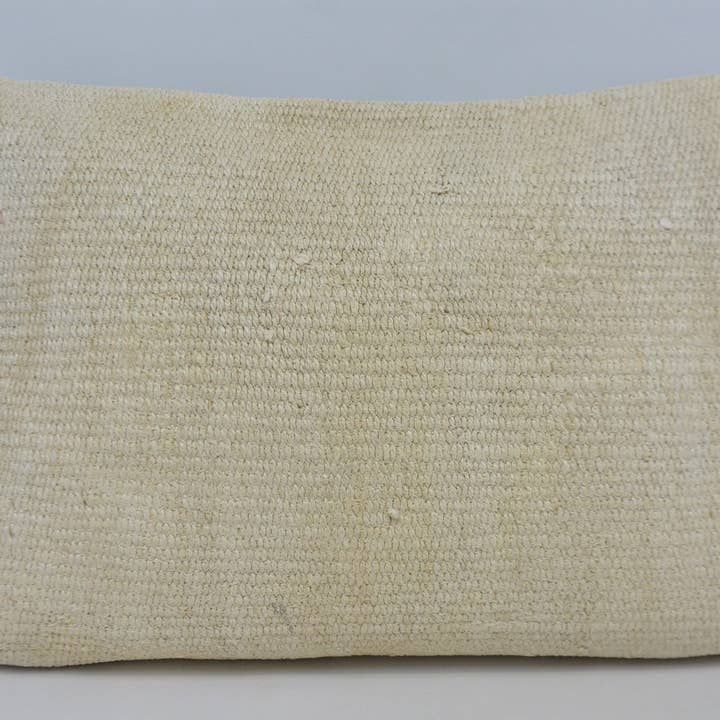 Kilim Hemp Throw Pillow Cover with Monogram 20x28 for wholesale by Kilim Pillow Decors