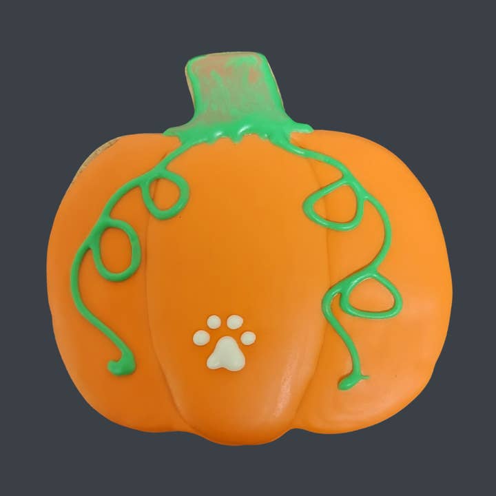 Pumpkin Cookie for wholesale by P.S. Paws Pet Bakery