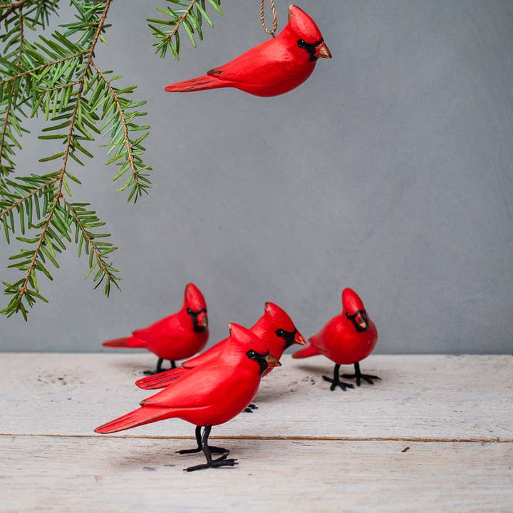 Mini Cardinal - 3”H- Hand Carved Ornament and other Purchase Wholesale jim shore. Free Returns & Net 60 Terms on Faire trending on Faire.