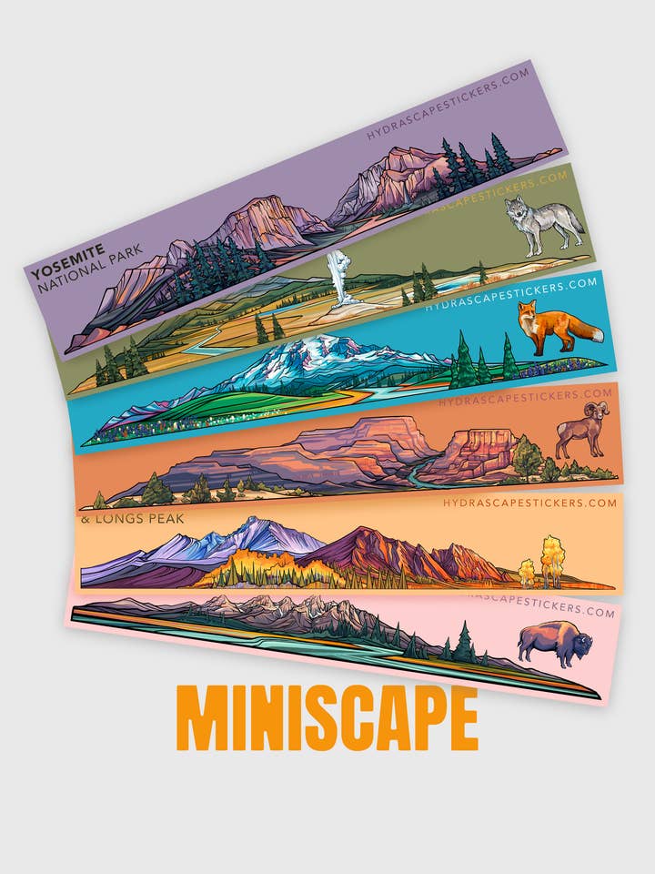Kit iniziale Miniscape per la vendita all'ingrosso da parte di Hydrascape Stickers