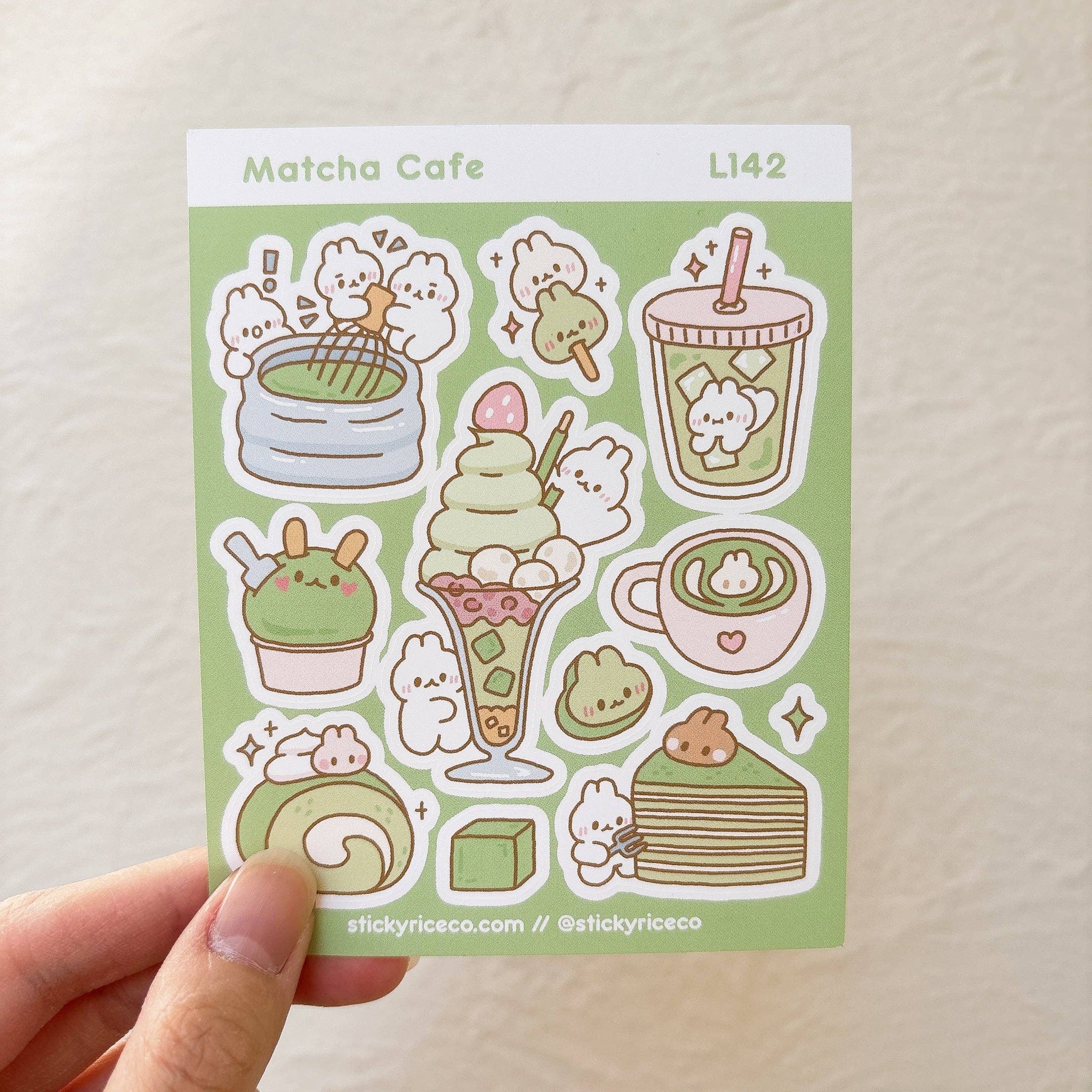 StickyRiceCo - Vente Autocollant - Feuilles d'autocollants mats pour le printemps 202423