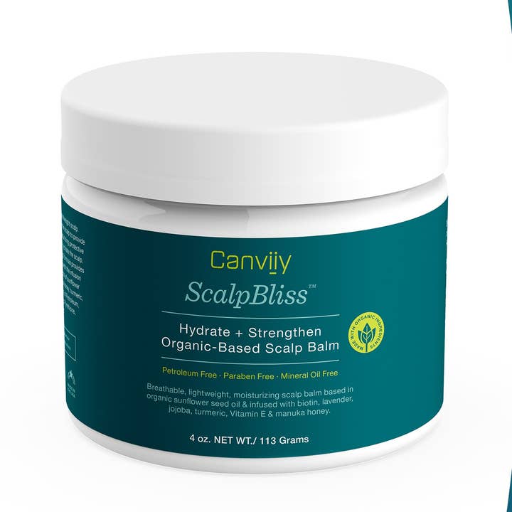 Baume pour cuir chevelu à base biologique hydratant et fortifiant pour la vente par Canviiy