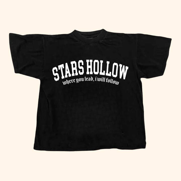 Stars Hollow Where You Lead *Gilmore Girls* Tee for wholesale by Letters and Lucy