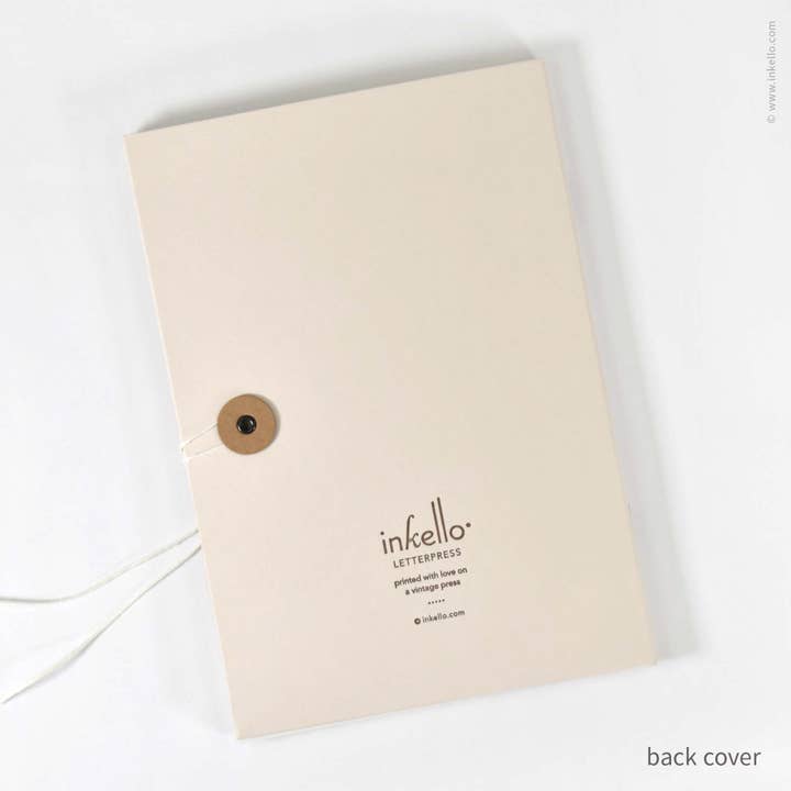 Inkello Letterpress - Wholesale Journal/Diary - Green Seedlings Seed Journal with Grow Wheel (#608)9