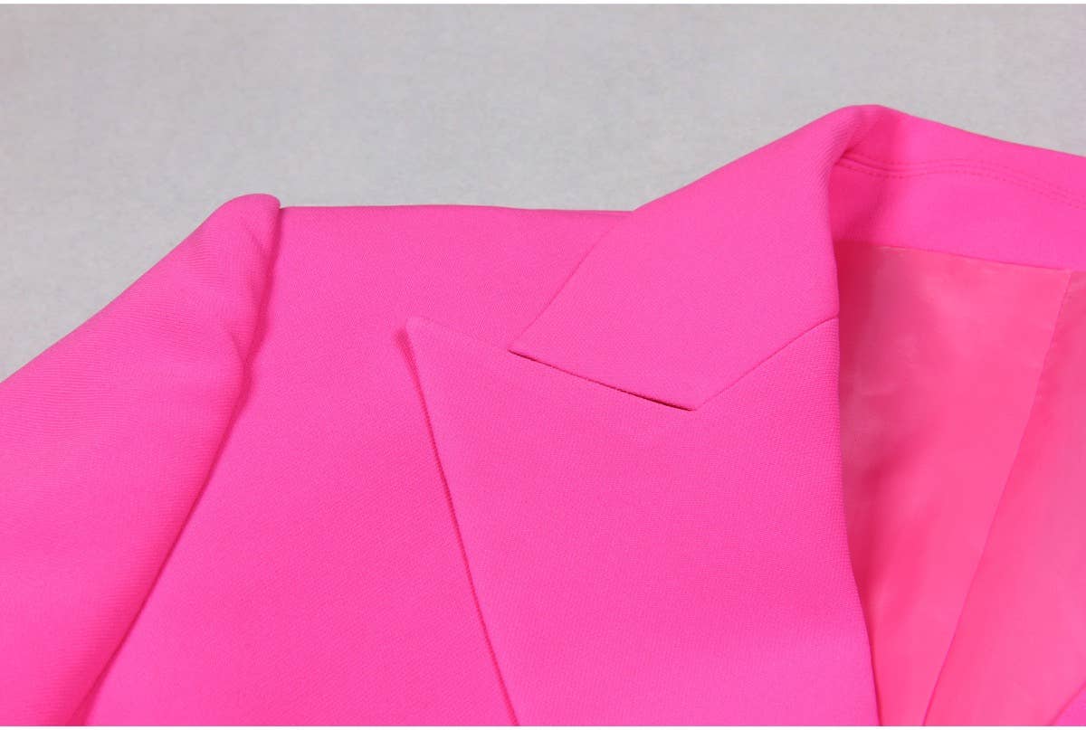 Productseeker - Venta al por mayor Conjunto de vestir - Mujer - Conjunto de tres piezas con blazer, crop top y shorts2