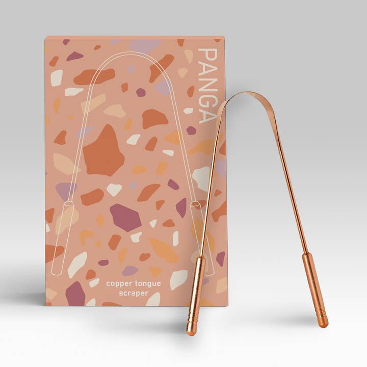 Copper Tongue Scraper for wholesale by PANGA