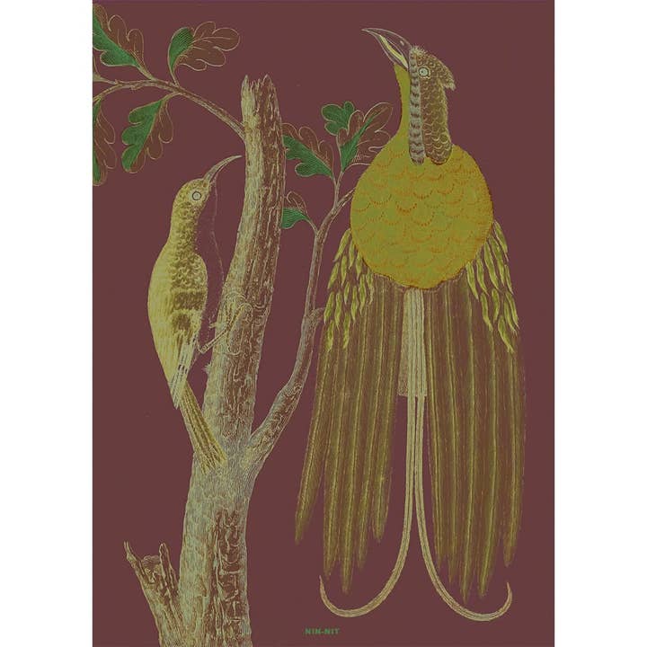 NIN-NIT Wandkunst | Goldies Paradiesvogel für den Großhandel von NIN-NIT