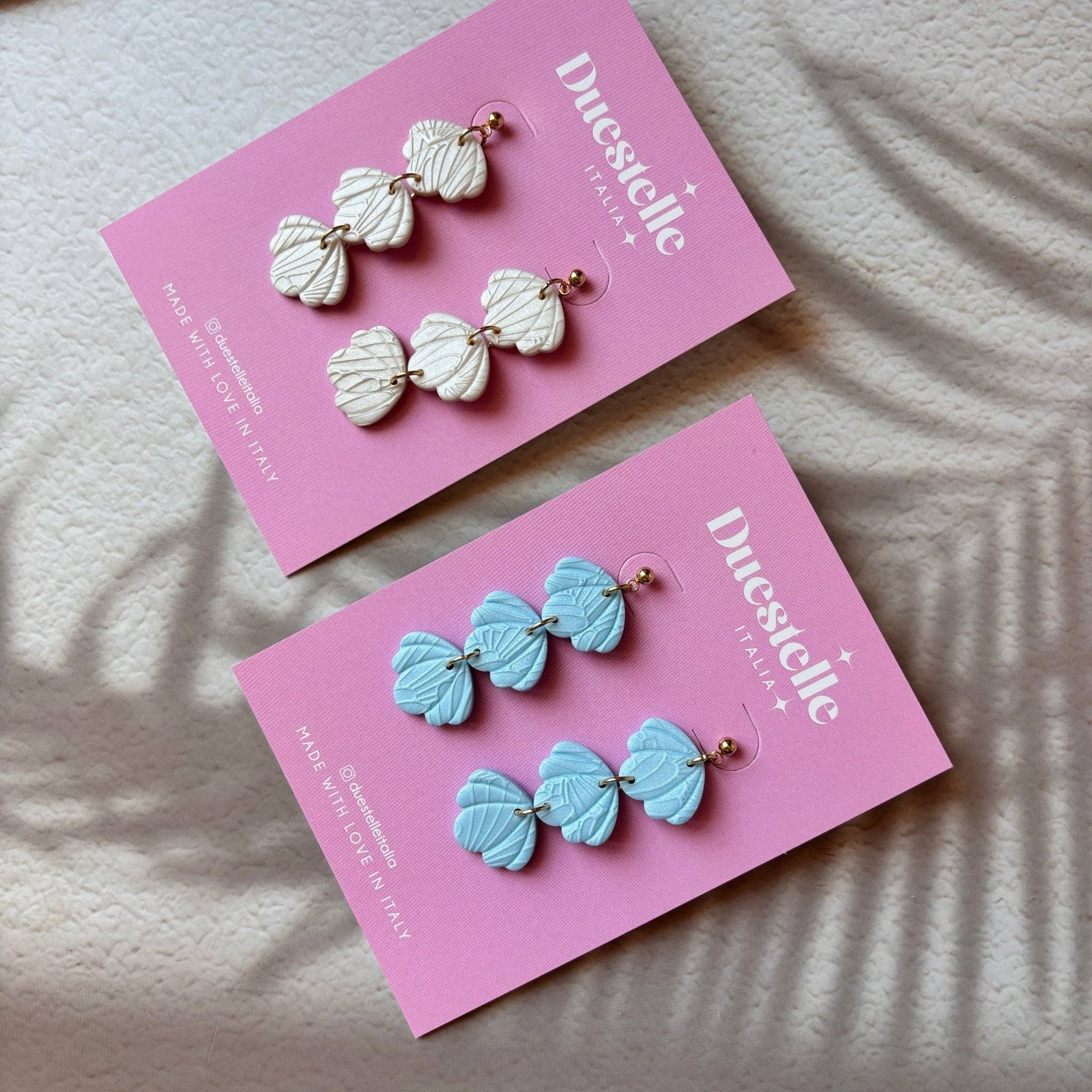 DUESTELLE ITALIA - Wholesale Dangle Earrings - Atrani Shells - Handmade Shell Earrings6