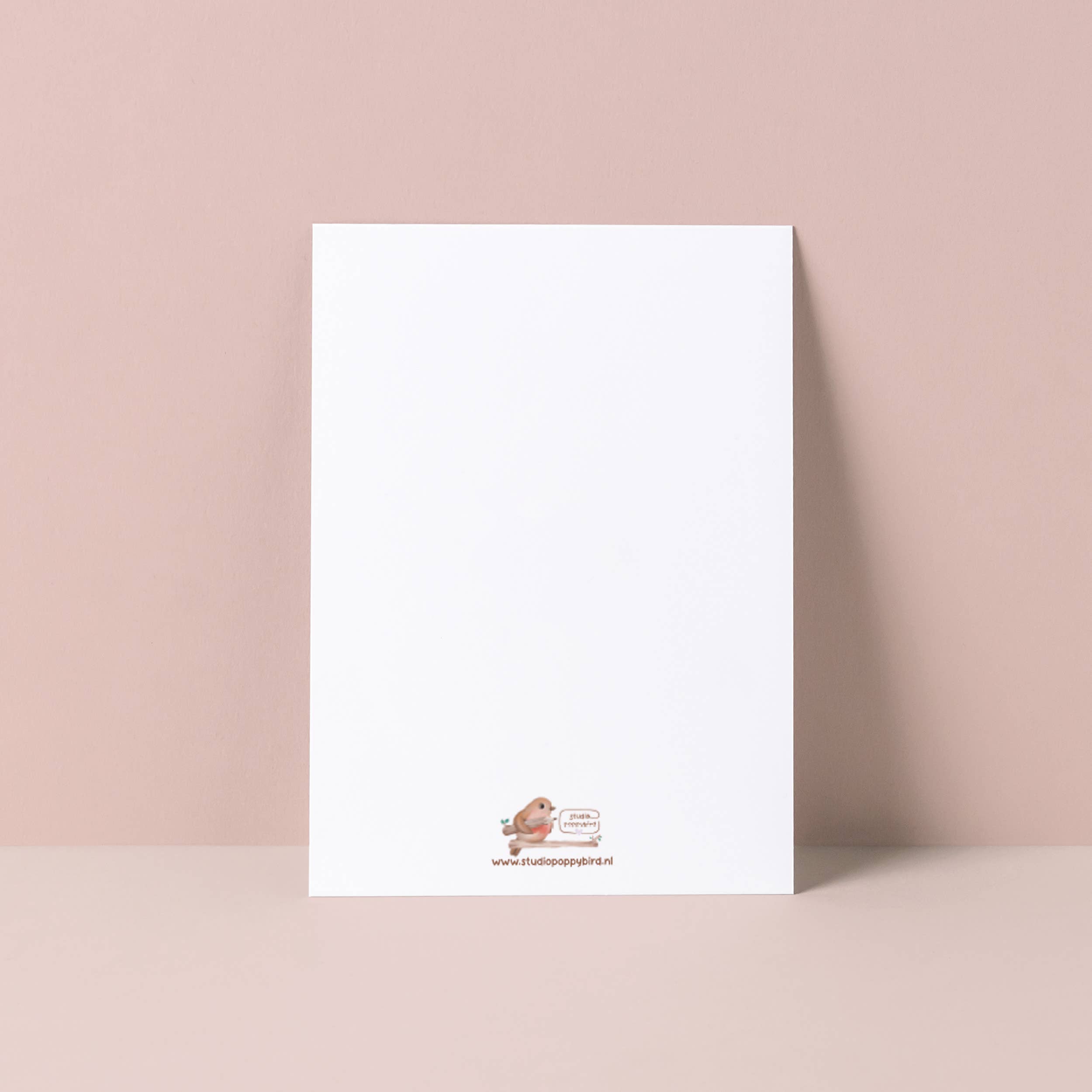 Studio Poppybird - Wholesale Postcard - Postcard | Duckling with knapsack (girl)1