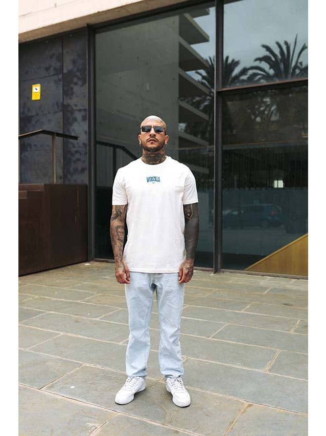 Thundernoise - Wholesale Screen Printed T-Shirt - Unisex - Wodzilla T-Shirt - Vintage White6