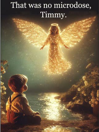 MAGNET: That was no microdose, Timmy. for wholesale by Ephemera