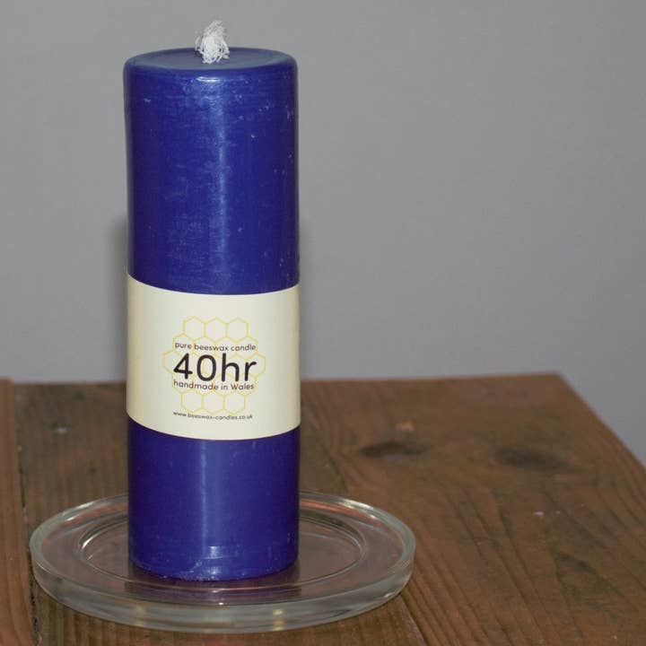 Fantasy Candles – wholesale Pillar candle – 40 hour burning time pure beeswax pillar candle10