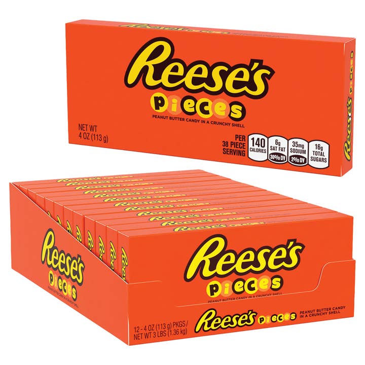 Kelli's - Wholesale Chocolate Covered Sweets - Theater Box Candy - Reese's Pieces