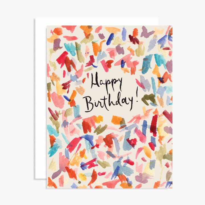 Tarjeta de felicitación de feliz cumpleaños de Painter's Palette para venta al por mayor de The Scribblist