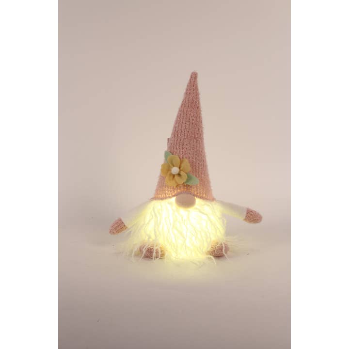 12" LED Verlichte Lente Kabouter voor wholesale door Tremont Floral Supplies