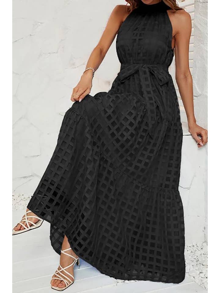 Cezele - Wholesale Dress - Women's - Halter Neck Maxi Dresses