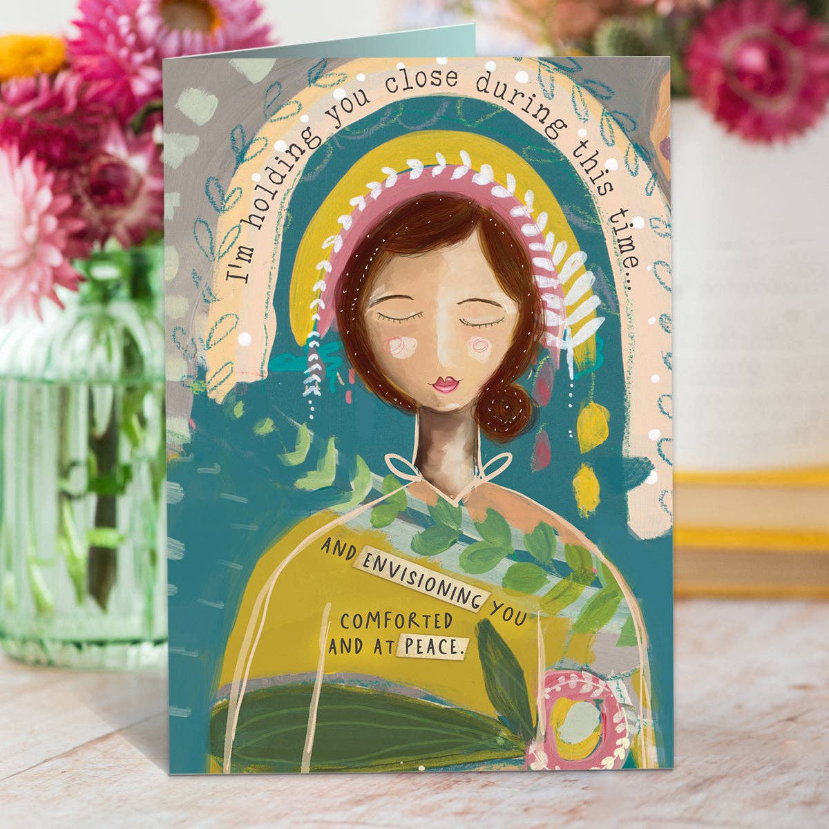 Kelly Rae Roberts - Vente Cartes d'encouragement - Carte d'encouragement I'm Holding You Close During This Time1