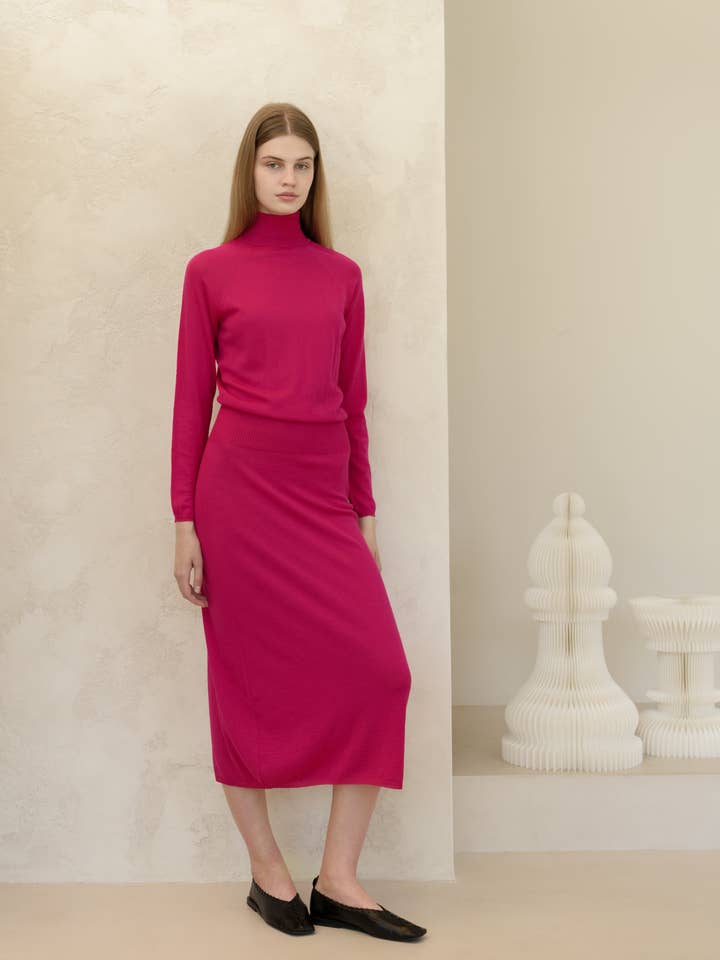 Lèmme - Vendita all'ingrosso Vestito - Donna - Abito in lana merino extrafine (maglia 3D)