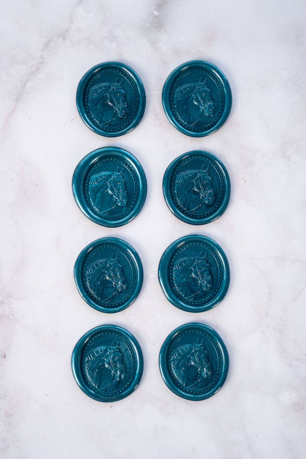 Danielle Demers Studio - Wholesale Sealing Wax - Horse Head Wax Seals, Boxed Set of 8, Available in 9 colors5