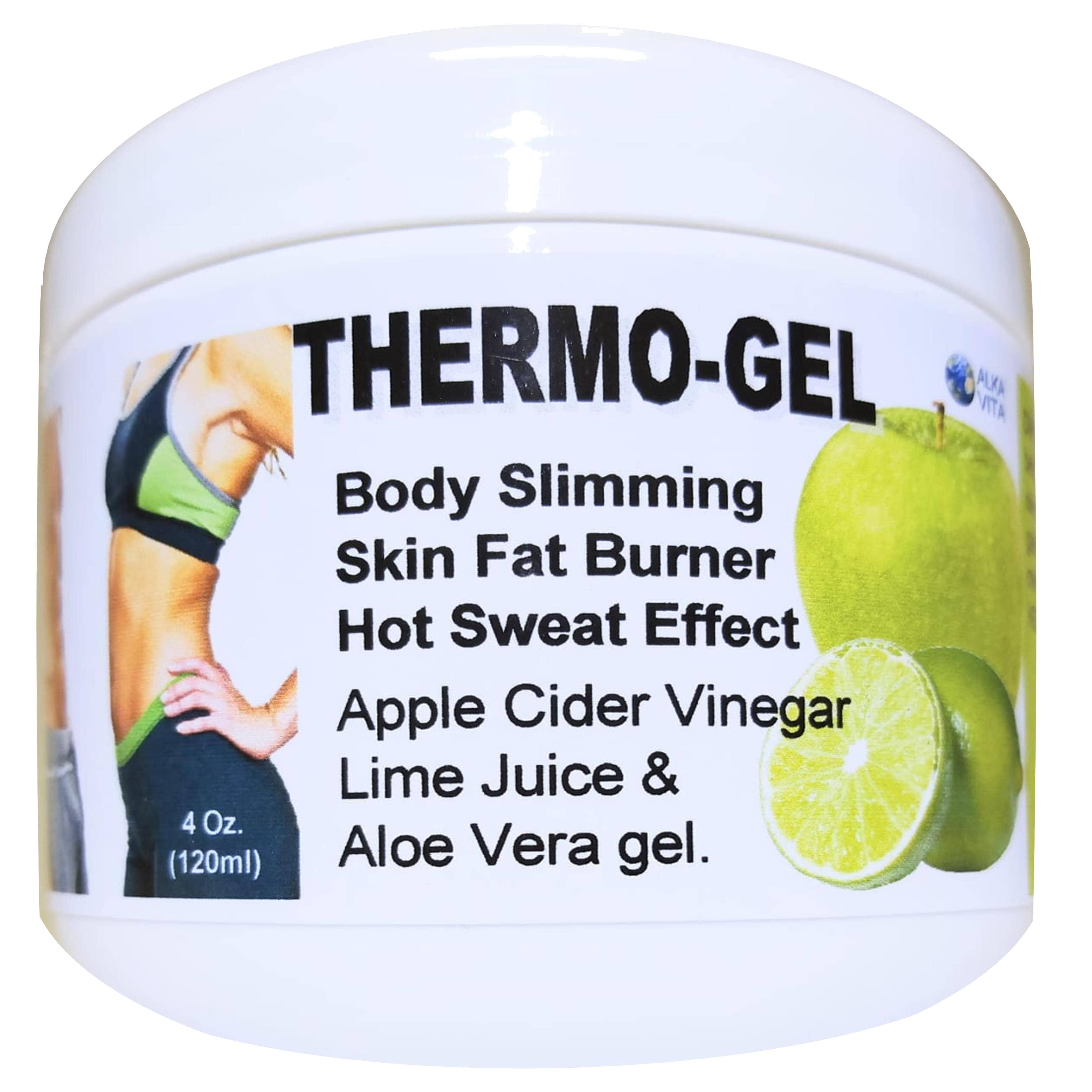 AlkaVita - Vente Crème/lotion pour le corps - Brosse à modeler topique pour le corps THERMO-GEL au vinaigre de pomme et à la lime4