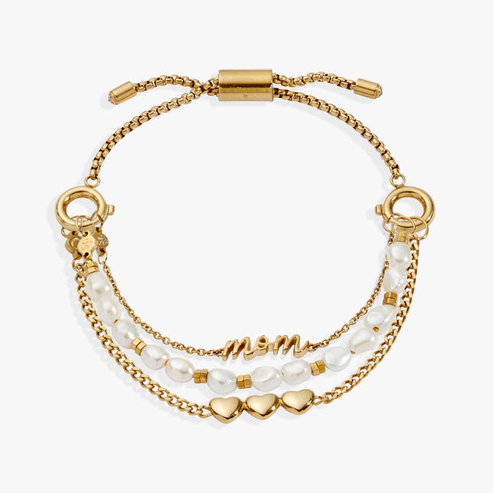 Bracelet Set Stranded™ 'La Maison Est Là Où Se Trouve Le Cœur' pour Maman pour la vente par Alex and Ani