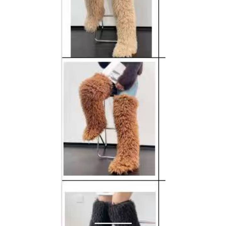 MB Fashion Wholesale - Wholesale Boots - Women's - EVERY FASHION Ultra-Shaggy Faux Fur Over-The-Knee Boots2